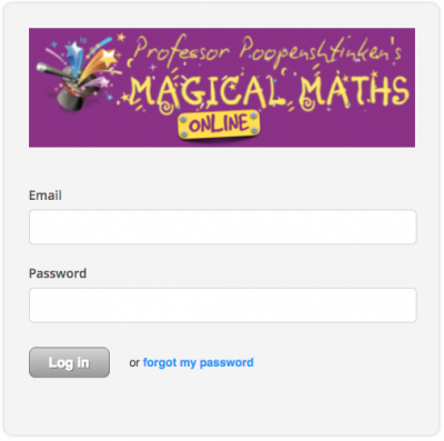 Magical Maths Online Login Screen Image.png